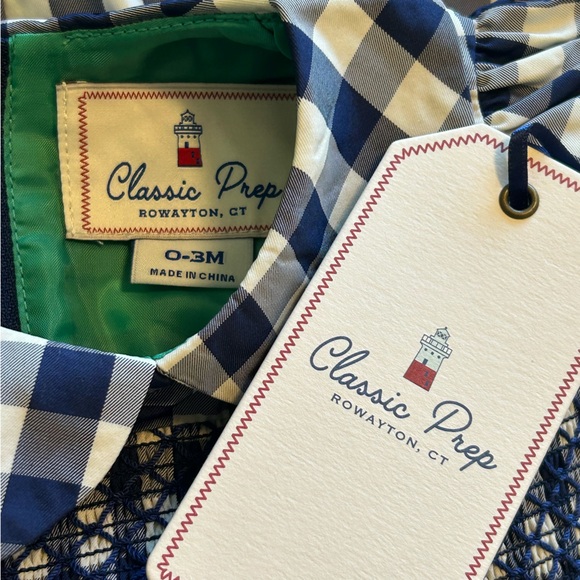 NWT Sz0-3M Classic Prep Wells Gingham Bubble - Picture 6 of 10